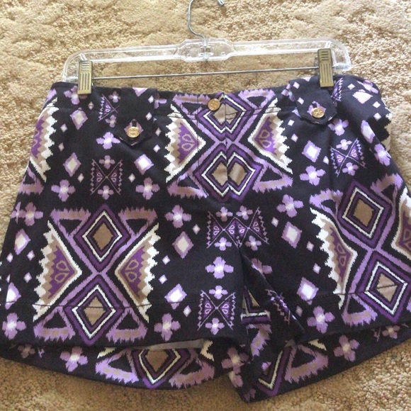 Purple Tory Burch Shorts - Picture 1 of 1